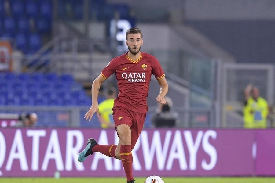 Bryan Cristante, centrocampista della Roma, di LaPresse