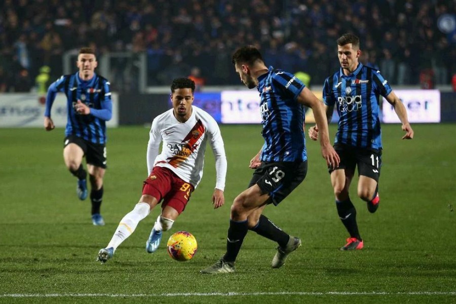 Kluivert in campo a Bergamo, di Mancini