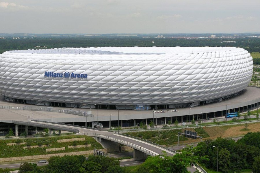 L'Allianz Arena, stadio del Bayern Monaco