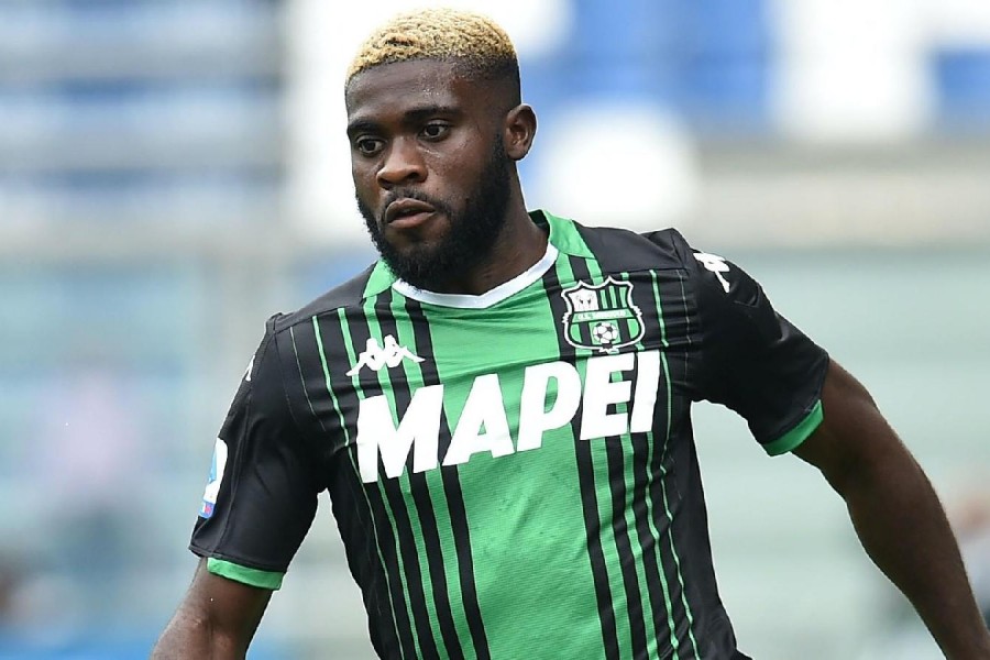 Jeremie Boga con la maglia del Sassuolo