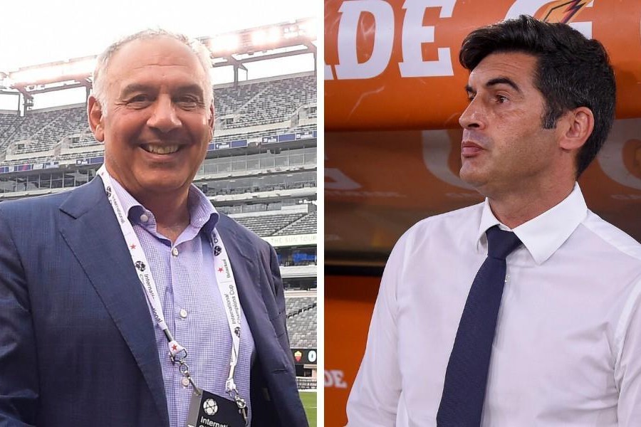 Jim Pallotta e Paulo Fonseca, di LaPresse