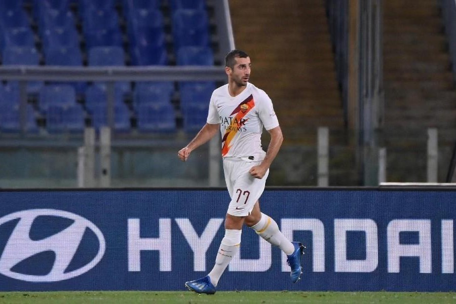 Mkhitaryan durante Roma-Parma, di LaPresse