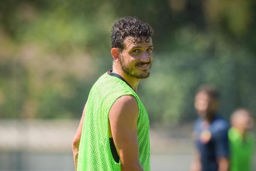 Florenzi in allenamento, di LaPresse