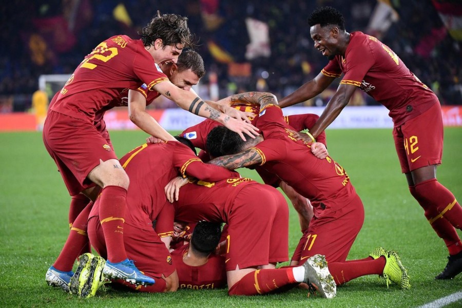 All'andata i giallorossi vinsero 3-1 grazie a un'autorete di Tomovic, Perotti su rigore e Mkhitaryan, di LaPresse