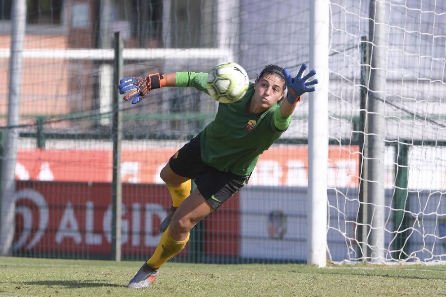 Rachele Baldi in campo contro l'Empoli, di LaPresse