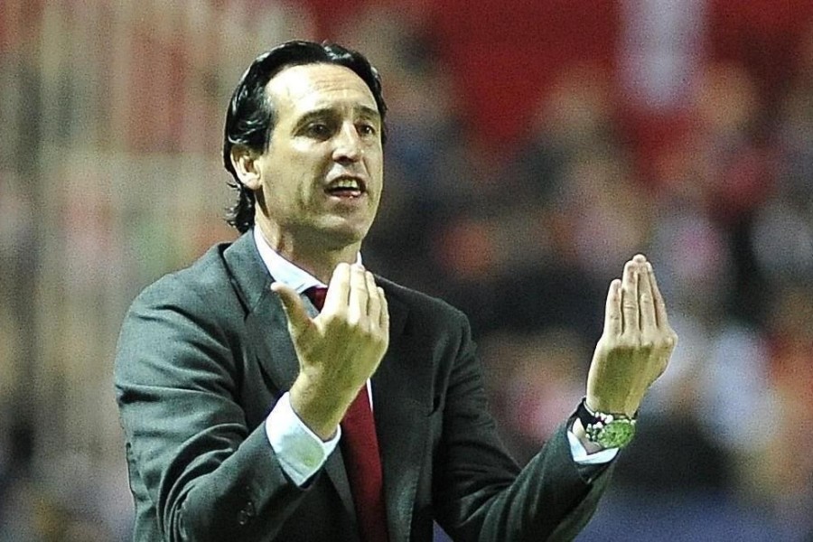 Unai Emery, ex allenatore del Siviglia, durante una partita