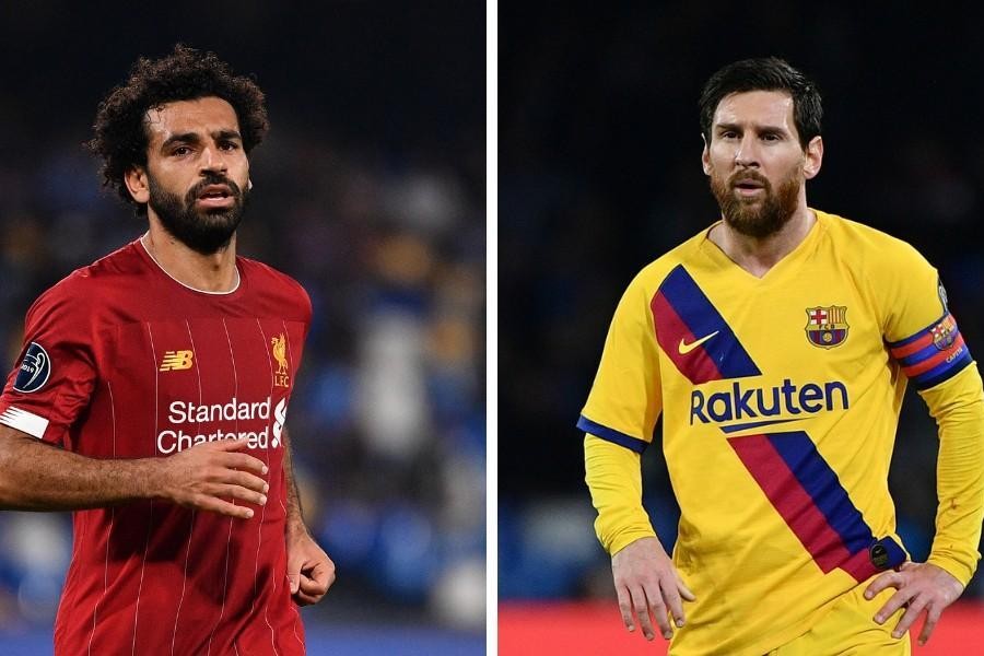 Momo Salah e Leo Messi