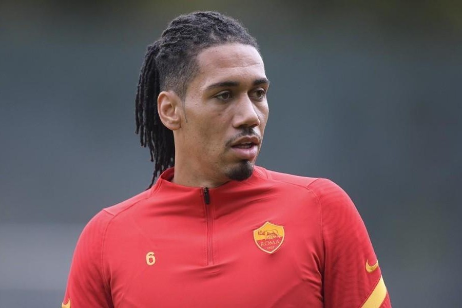 Chris Smalling in allenamento, di LaPresse