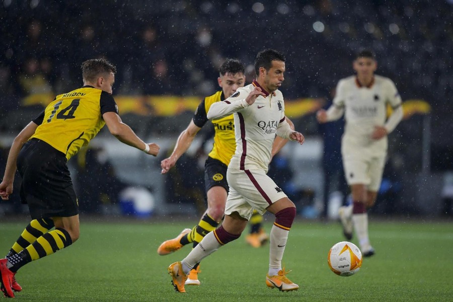 Pedro in azione contro lo Young Boys, di LaPresse