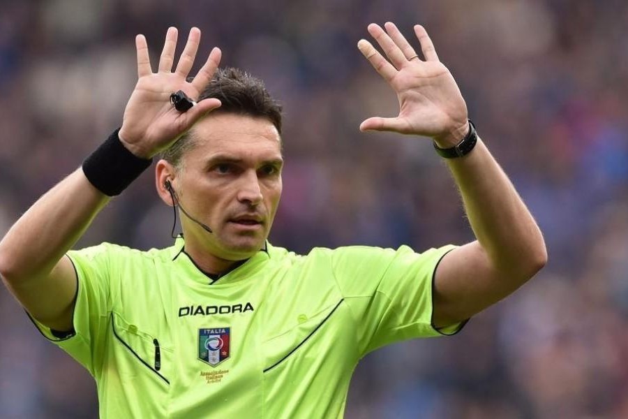 L'arbitro Massimiliano Irrati