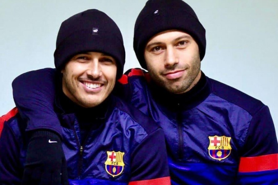 Pedro e Mascherano ai tempi del Barcellona
