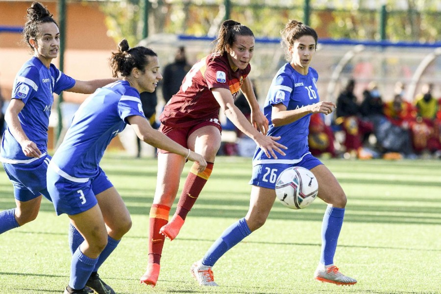 Alice Corelli in campo contro l'Empoli, di LaPresse