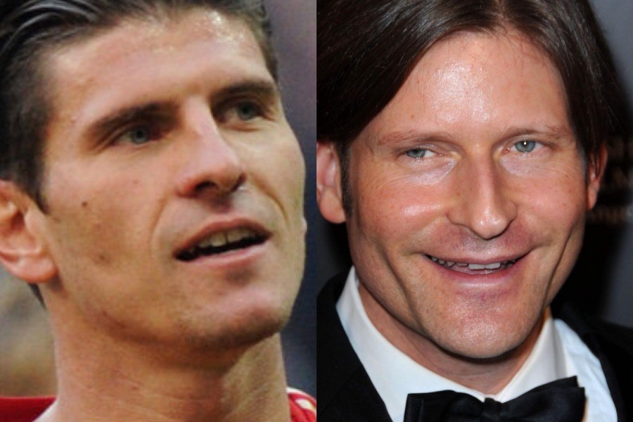 Mario Gomez è identico a uno dei protagonisti di Ritorno al Futuro, George Mc Fly, ovvero l’attore Crispin Glover