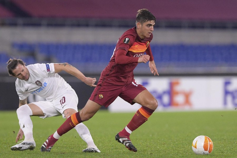 Villar durante Roma-Cluj, di LaPresse