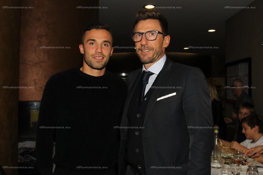 Di Francesco con suo figlio Federico