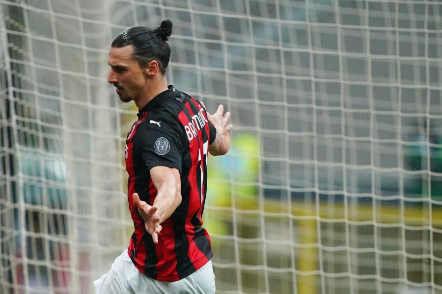 Ibrahimovic in Milan-Crotone 4-0, di LaPresse