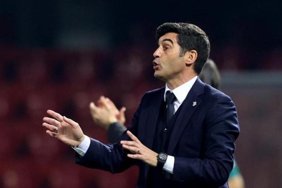 Paulo Fonseca in Benevento-Roma, di LaPresse