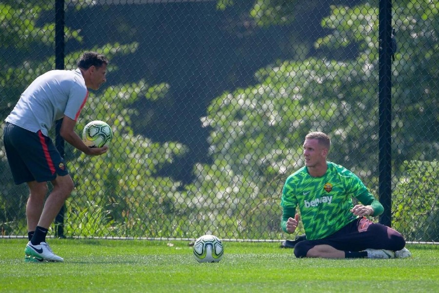 Olsen in allenamento (LaPresse)