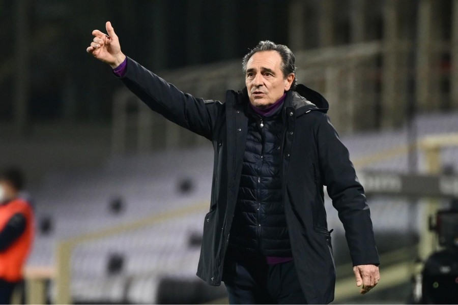 Cesare Prandelli, allenatore della Fiorentina, di LaPresse