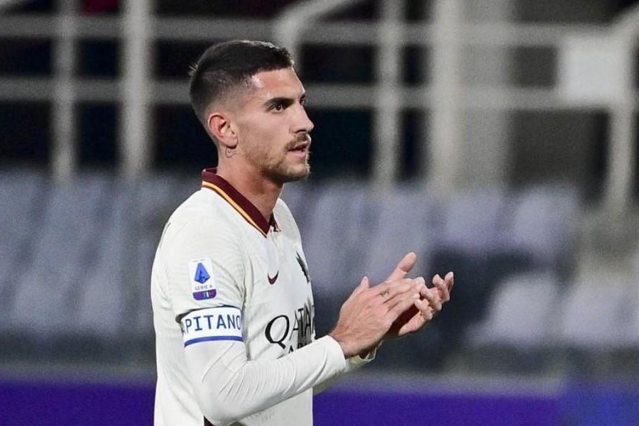 Lorenzo Pellegrini in Fiorentina-Roma, di LaPresse