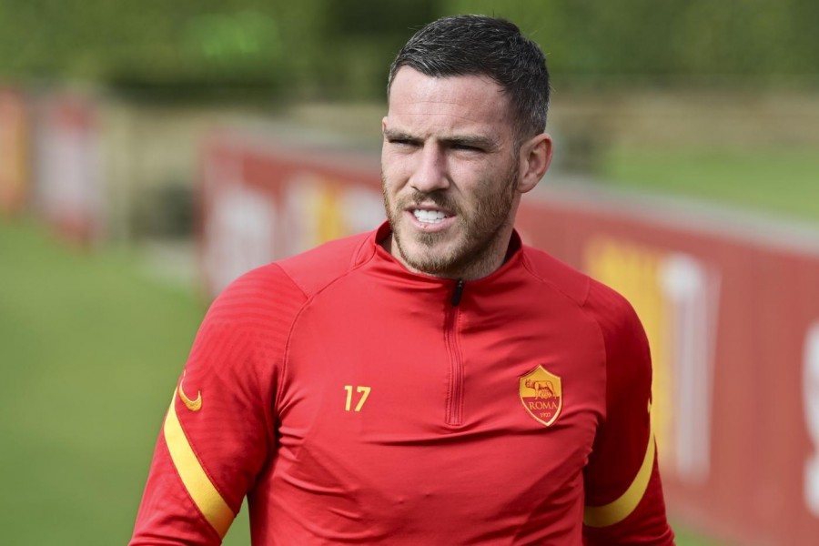 Jordan Veretout a Trigoria, di LaPresse