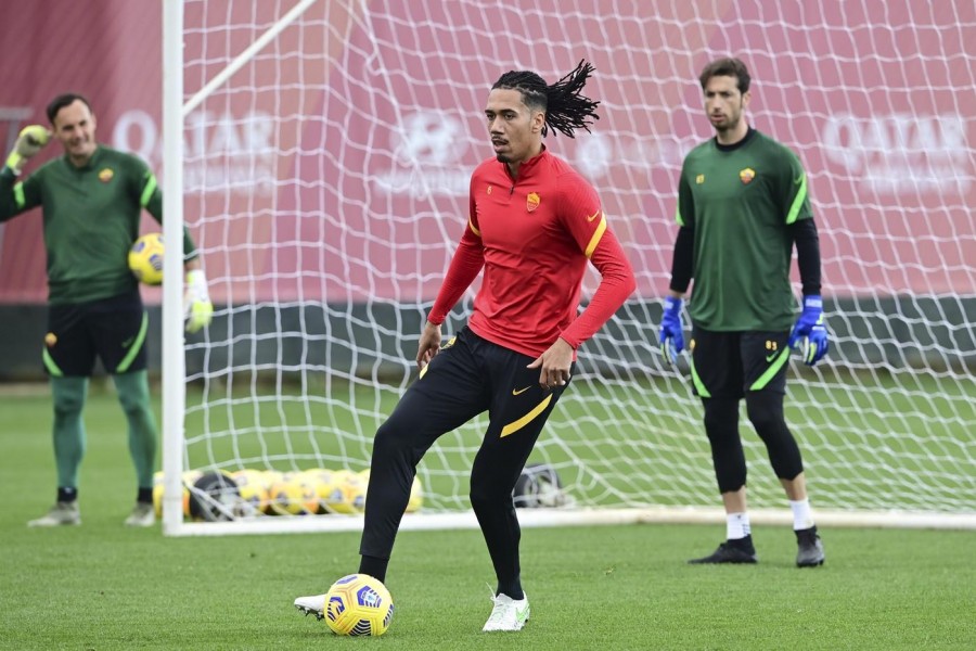 Smalling, Mirante e Farelli in allenamento, di LaPresse