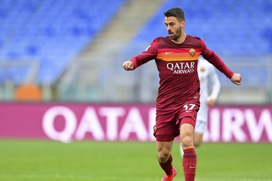 Leonardo Spinazzola in Roma-Genoa, di LaPresse