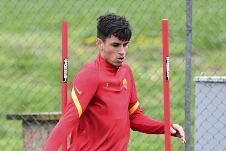 Roger Ibanez oggi a Trigoria, di LaPresse