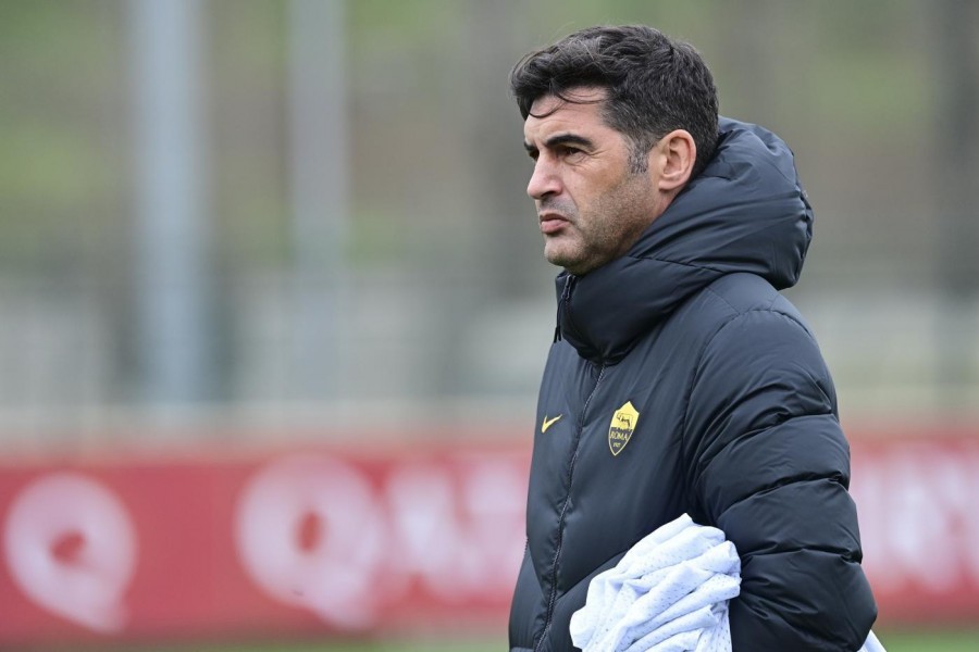 Paulo Fonseca a Trigoria, di LaPresse