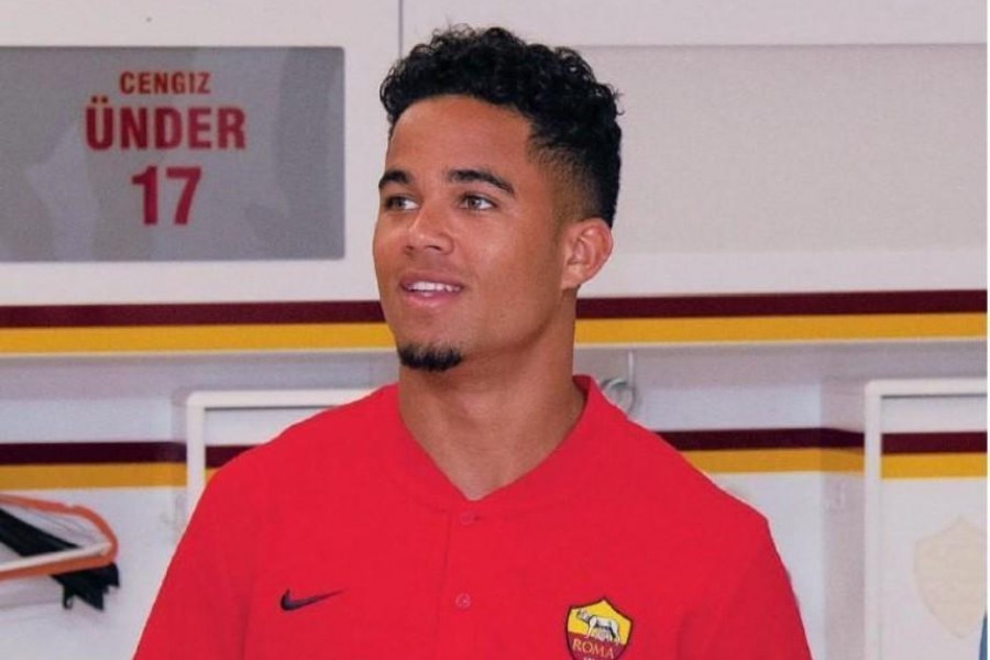 Justin Kluivert, attualmente in prestito al Lipsia, di LaPresse