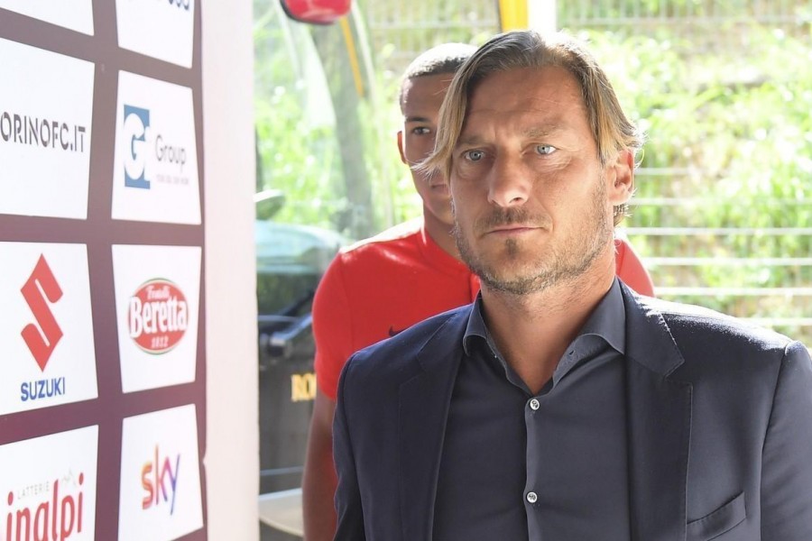 Totti a Torino prima della gara contro i granata, di LaPresse