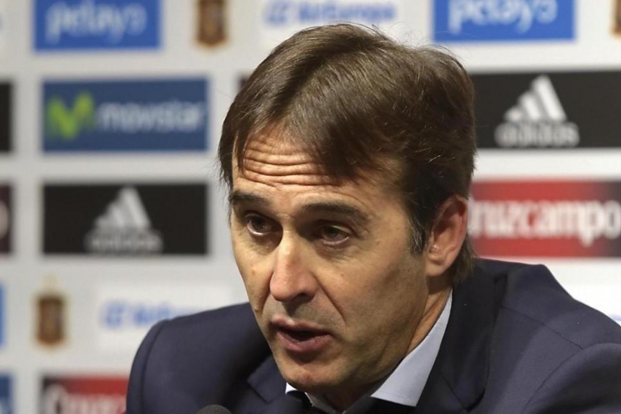 Julen Lopetegui, allenatore del Real Madrid, di LaPresse