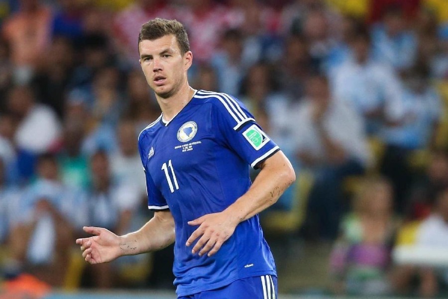 Edin Dzeko, di LaPresse