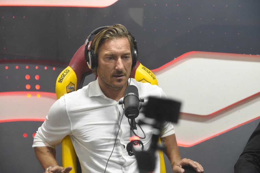 Francesco Totti a Roma Radio, di LaPresse