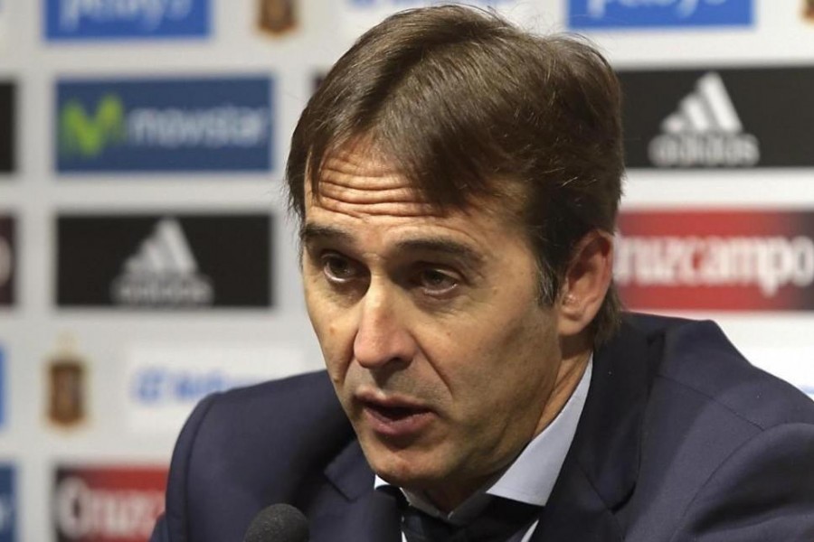 Julen Lopetegui, allenatore del Real Madrid, di LaPresse