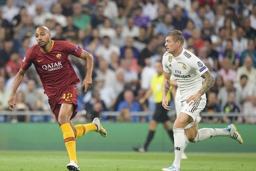 Steven Nzonzi e Toni Kroos, di LaPresse