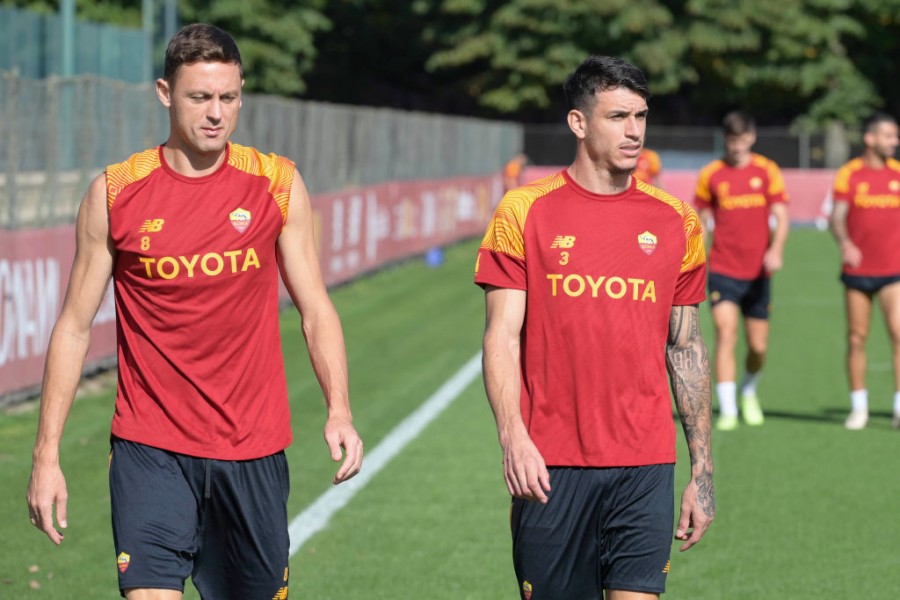 Matic e Ibañez (As Roma via Getty Images)
