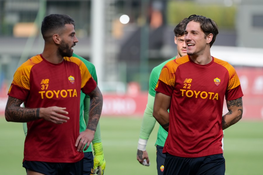 Spinazzola e Zaniolo (As Roma via Getty Images)