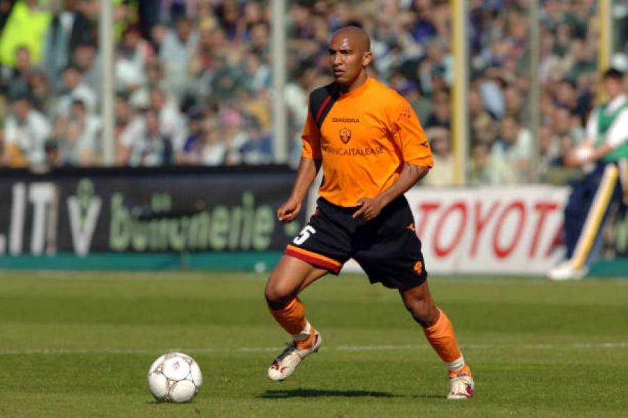 Dacourt nel 2005/06 con la maglia della Roma