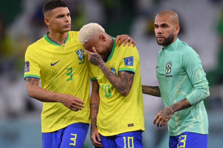 Neymar, Thiago Silva e Dani Alves