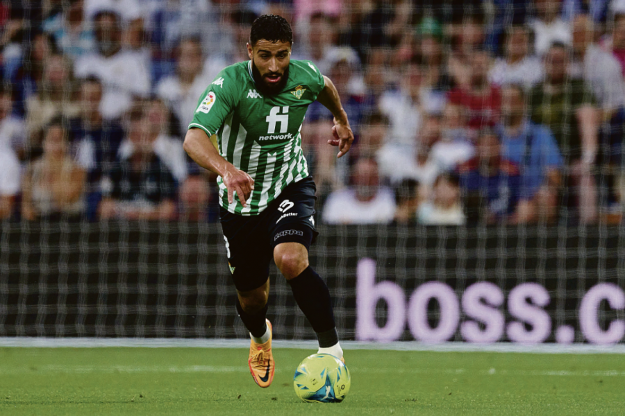 Nabil Fekir con la maglia del Real Betis