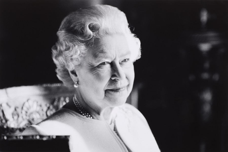 Una foto della Regina Elisabetta