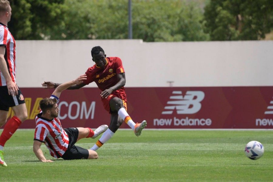 Felix Afena-Gyan al momento del gol dell'1-0 contro il Sunderland