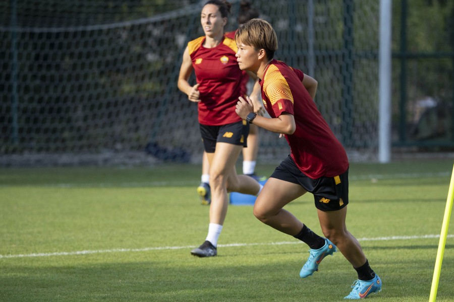 Moeka Minami in allenamento a Cascia