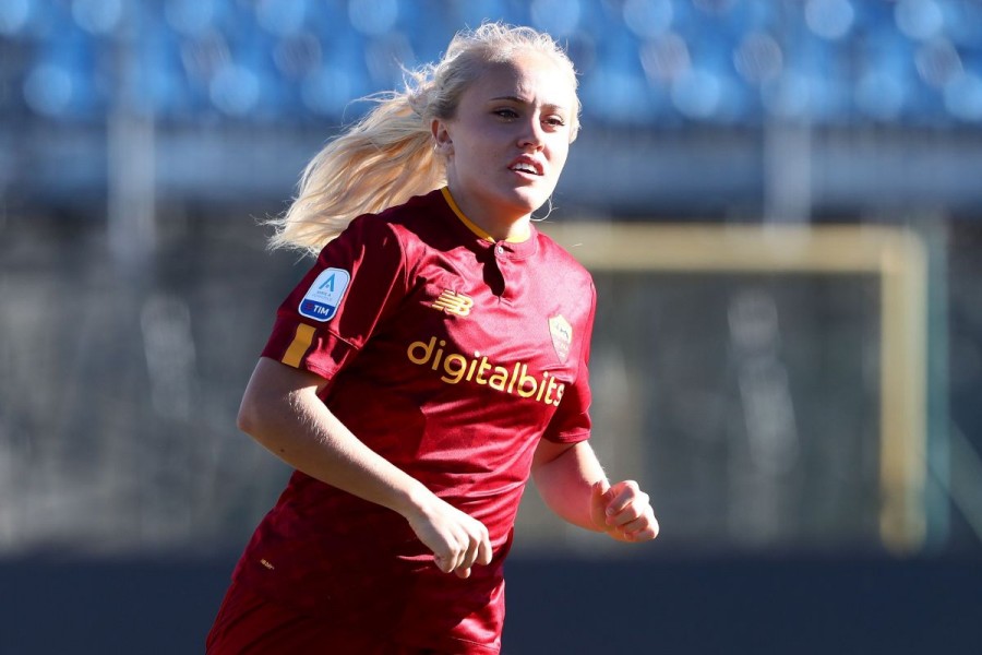 Alva Selerud durante una partita della Roma