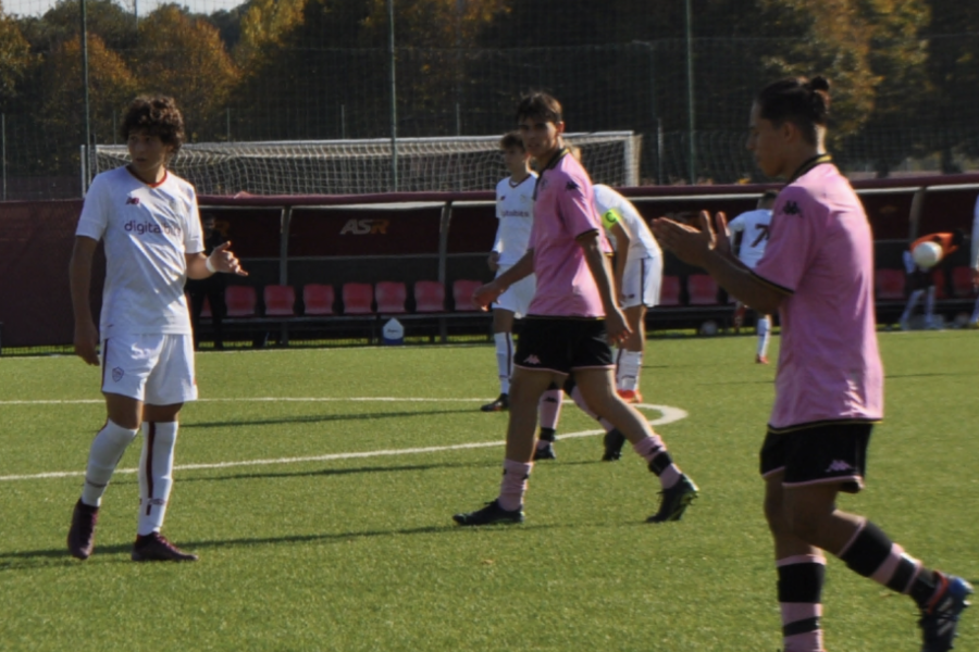 Giovanni Malafronte, arrivato in estate dal Napoli, ha segnato il terzo gol dell'Under 15 al Palermo