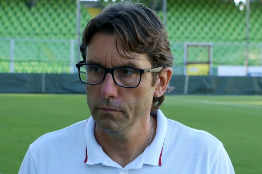 L'allenatore della Primavera giallorossa Federico Guidi 