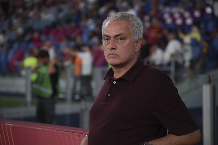 José Mourinho all'Olimpico