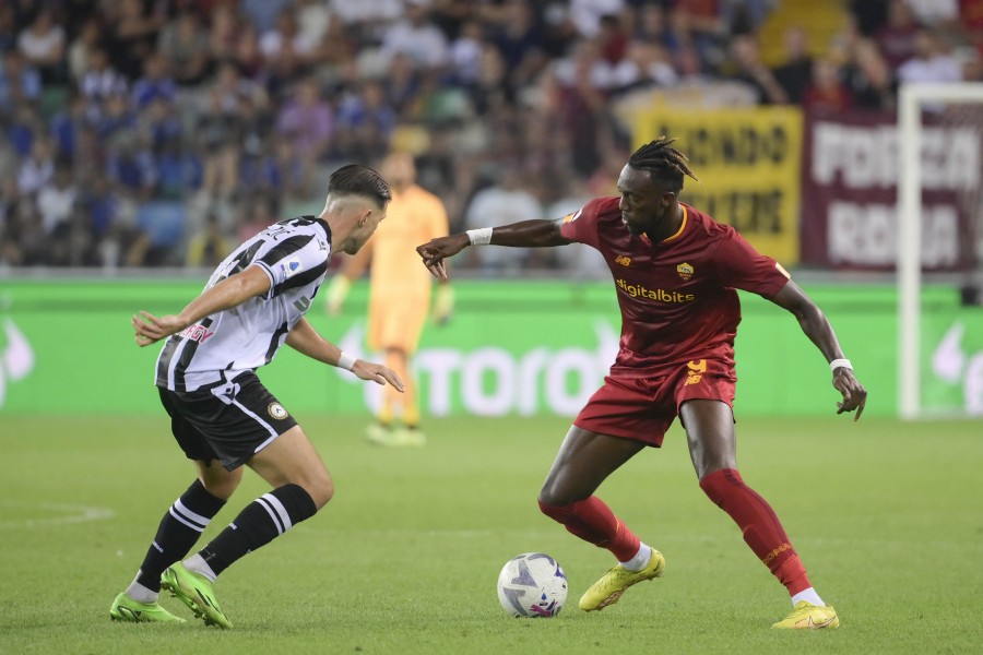 Tammy Abraham contro l'Udinese