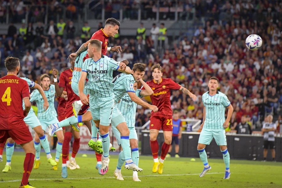 Azione durante Roma-Atalanta